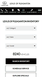 Mobile Screenshot of lexusofpleasanton.com